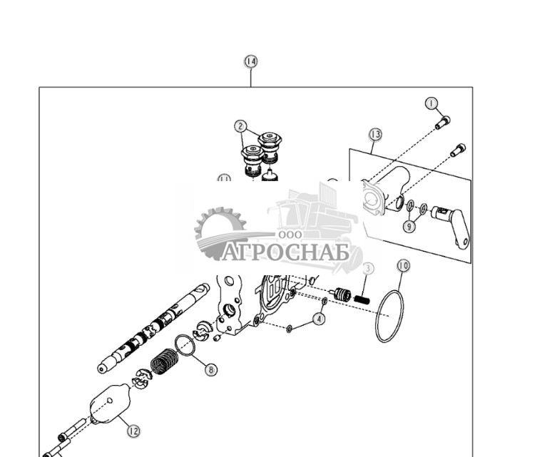 Секция клапана бокового смещения отвала, GP - ST947462 251.jpg